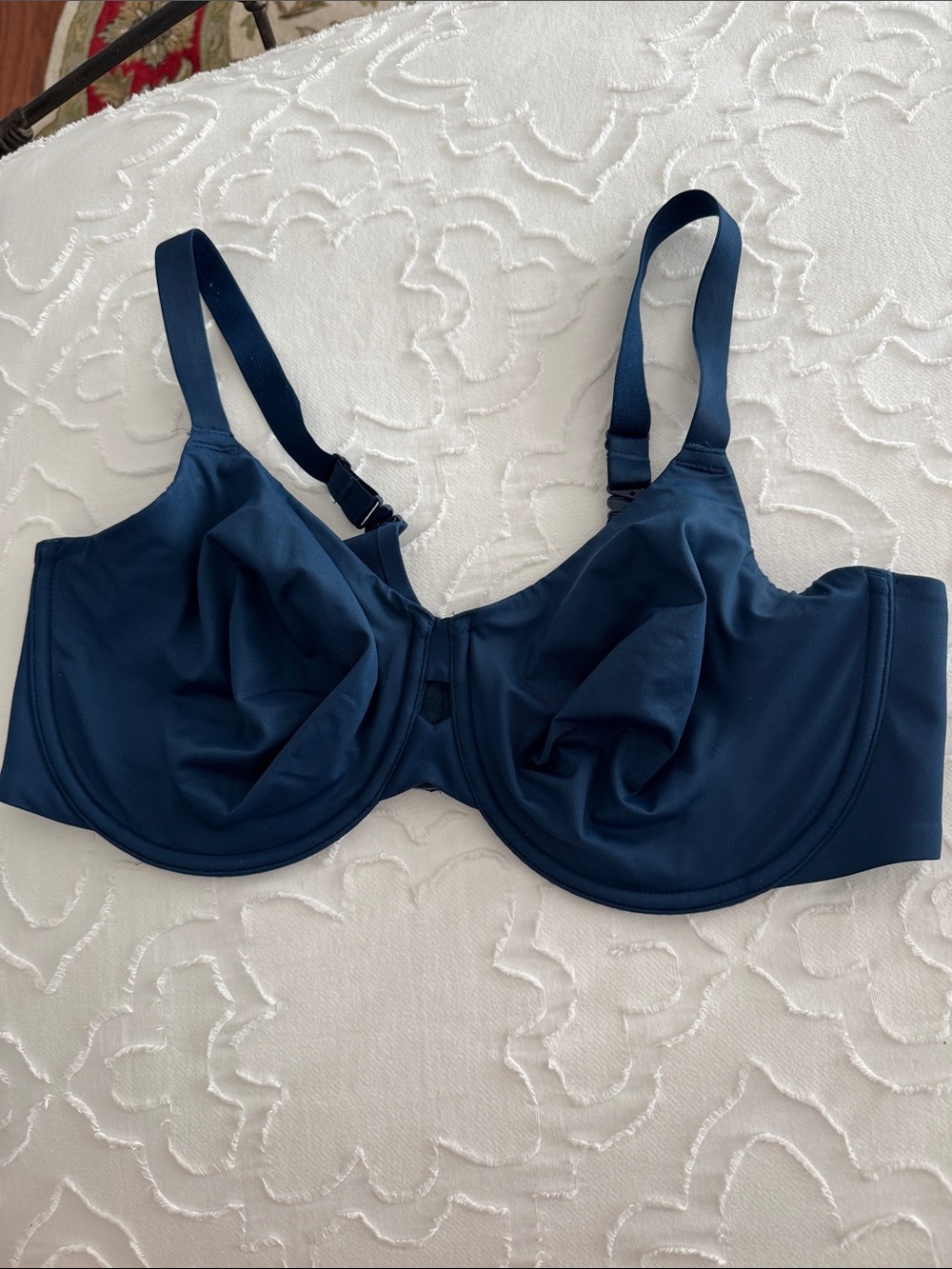 Wacoal Navy Full Coverage Underwire Bra